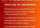 Fiesta 56º aniversario