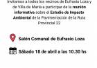 INFORMA COMUNA DE EUFRASIO LOZA