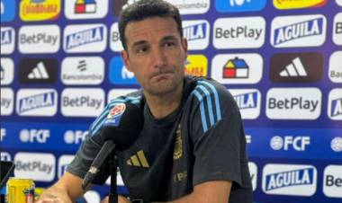 Scaloni se mostró molesto por el penal