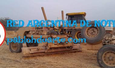 SECUESTRAN MÁQUINAS DEL CONSORCIO CAMINERO 