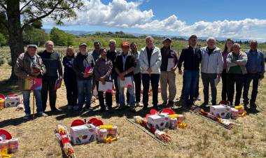 Incendios: entrega de insumos y aportes por casi $300 millones 