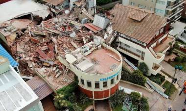 Derrumbe en Villa Gesell: hallaron el cadáver de una mujer