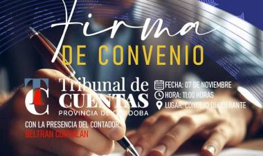 Municipalidad Villa de María, gestión Luis Arce