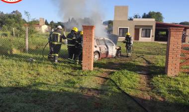 INCENDIO DE AUTOMÓVIL