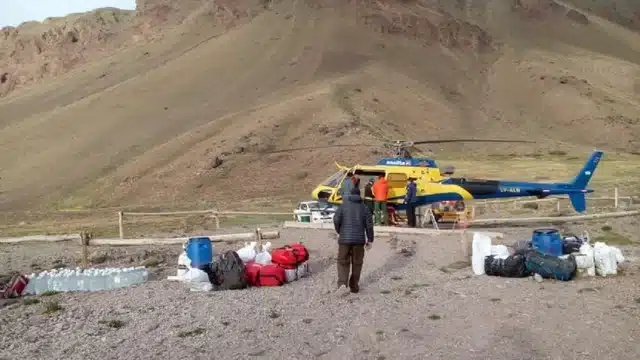Rescataron a un turista italiano en el Aconcagua