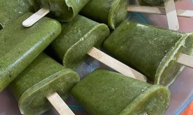 Elaboración de helados de clorofila