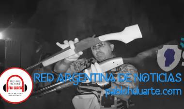 Le descubrieron un arsenal por disparar al aire