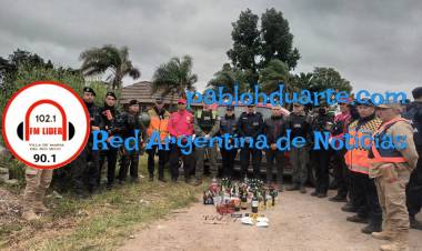 CONTROL DE HINCHAS EN RUTA 9