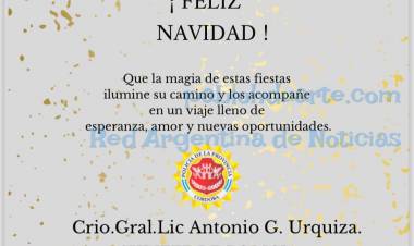 Subjefe de la Policía Comisario General Antonio G. Urquiza