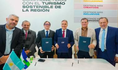 En Madrid, Llaryora firmó un importante convenio