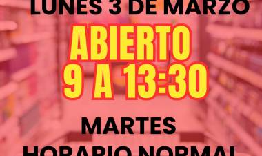 Horario  Supermercado Total
