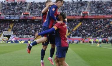 Goleada del Barcelona ante la Real Sociedad
