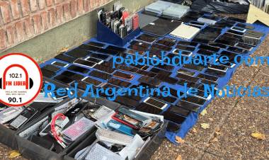 Más de 200 celulares en un laboratorio clandestino