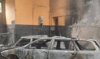Incendiado en el Taller
