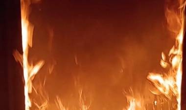 Se les incendió la vivienda