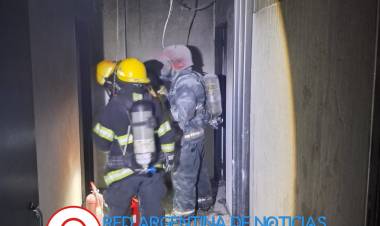 Incendio en un shopping