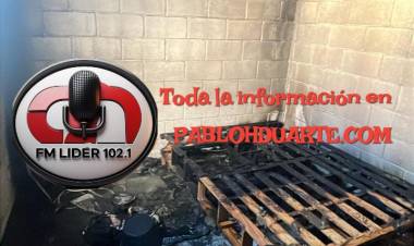 Cuatro afectados por un incendio