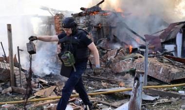 Otro ataque de Rusia sobre Kiev 