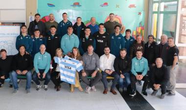 Hospital de Niños recibió la visita de Los Pumas