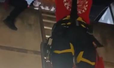 Herida tras intentar rescatar a su gato