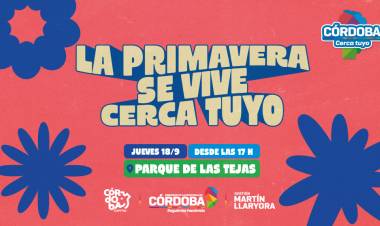 La primavera cerca tuyo en el Parque de Las Tejas