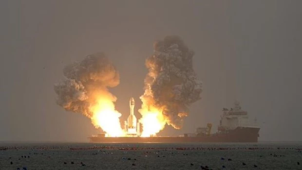 China lanzó el cohete Gravity-1 desde el mar