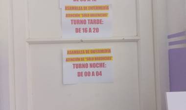 PROTESTA DE ENFERMERAS.