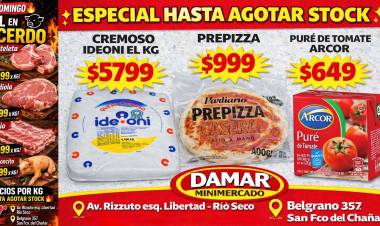 ¡HOY TAMBIÉN ESTÁ ATENDIENDO MINIMERCADO DAMAR!