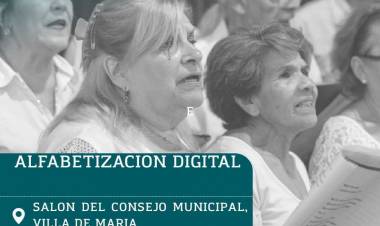 INFORMA LA MUNICIPALIDAD DE VILLA DE MARÍA DEL RÍO SECO