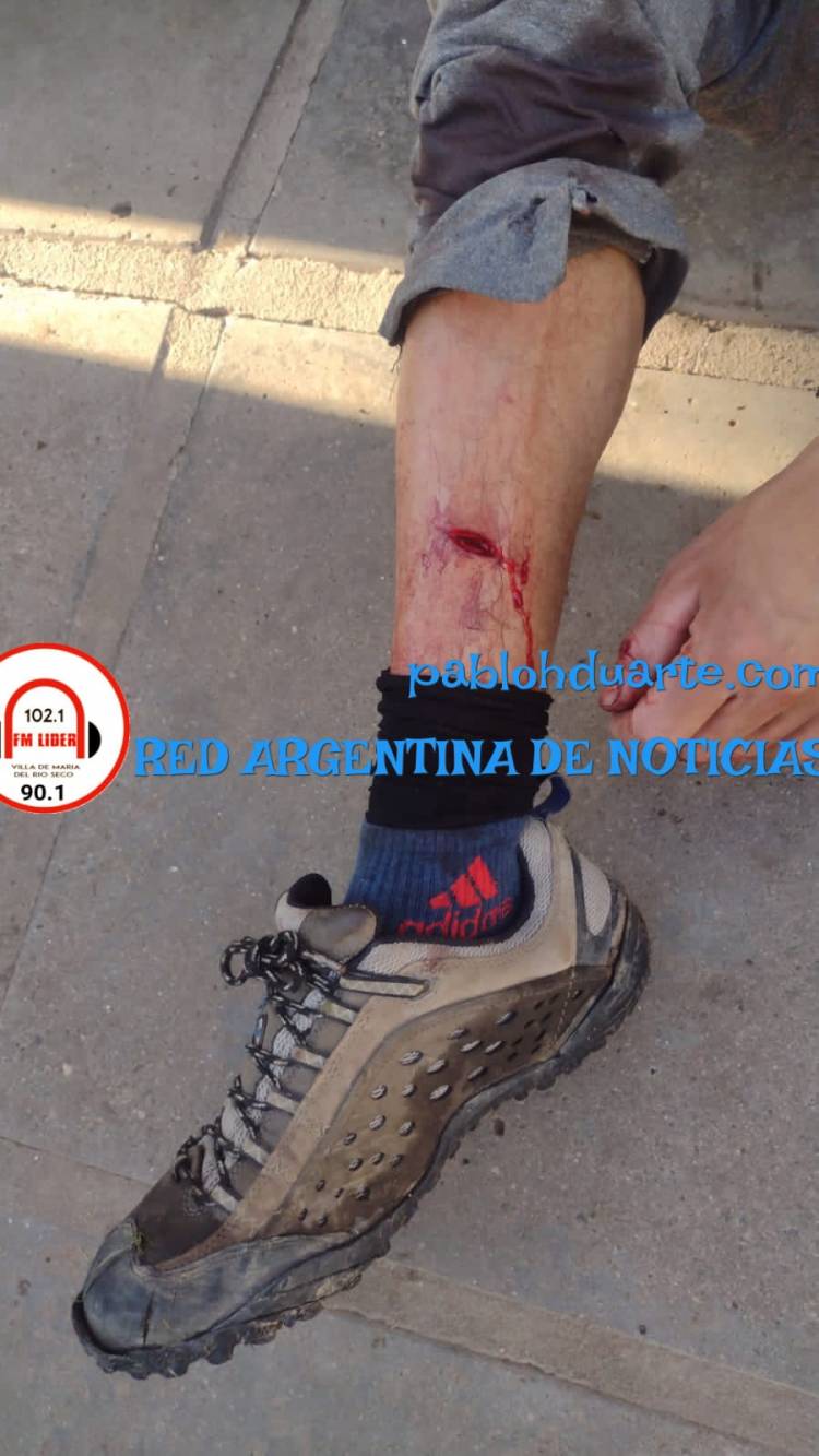 Herido fue a denunciar y quedó preso