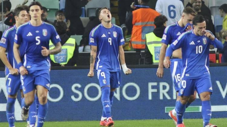  Italia superó a Moldavia en las Eliminatorias UEFA