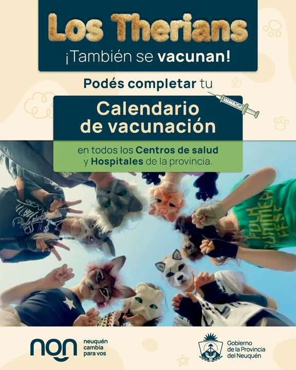 Insólita iniciativa para que los Therians también se vacunen