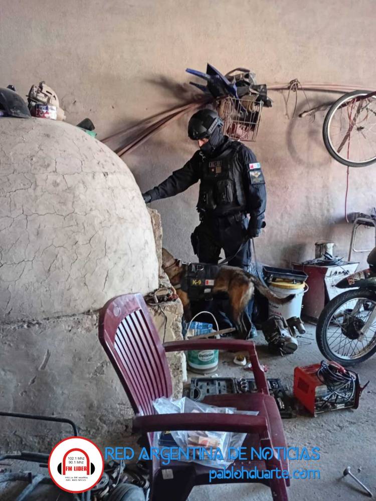 Vendían estupefacientes en un taller mecánico